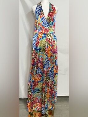 Multicolor Floral Jumpsuit - Vibrant Print